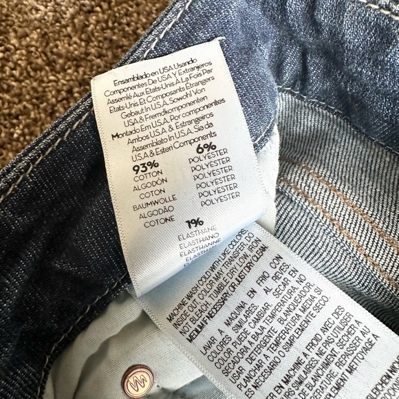 MOTHER Womens Jeans 28 The Looker Dark Blue Denim Clean Sweep Wash - Picture 4 of 11